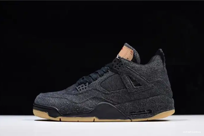 'black' AO2571-001 Air Jordan x 4 Levi's 0701